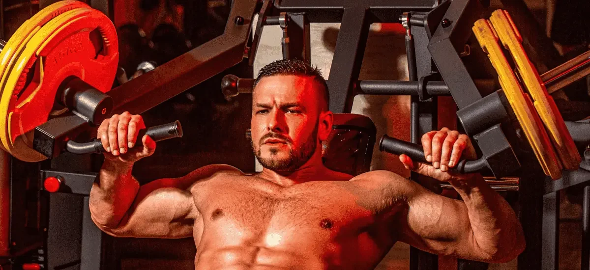 chest exercises gym image