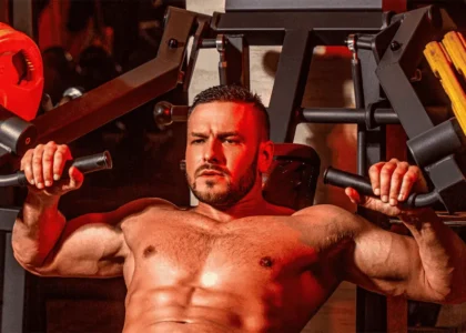 chest exercises gym image