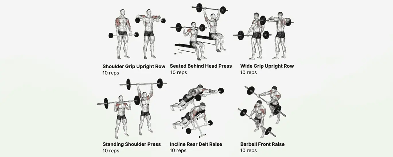 shoulder workout pic