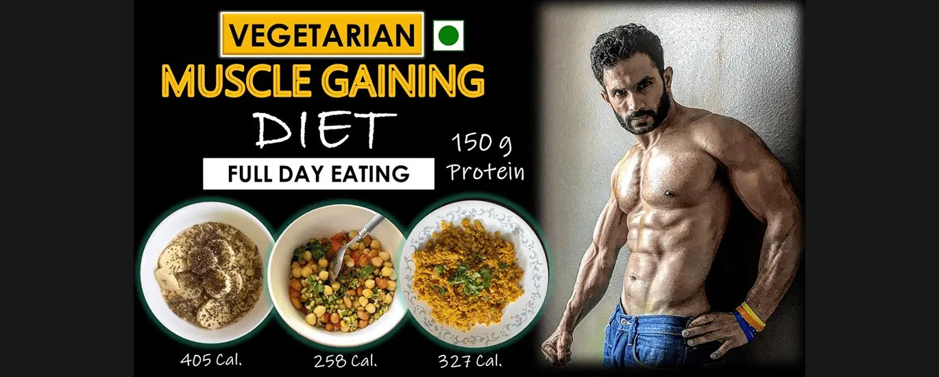veg diet for muscle gain